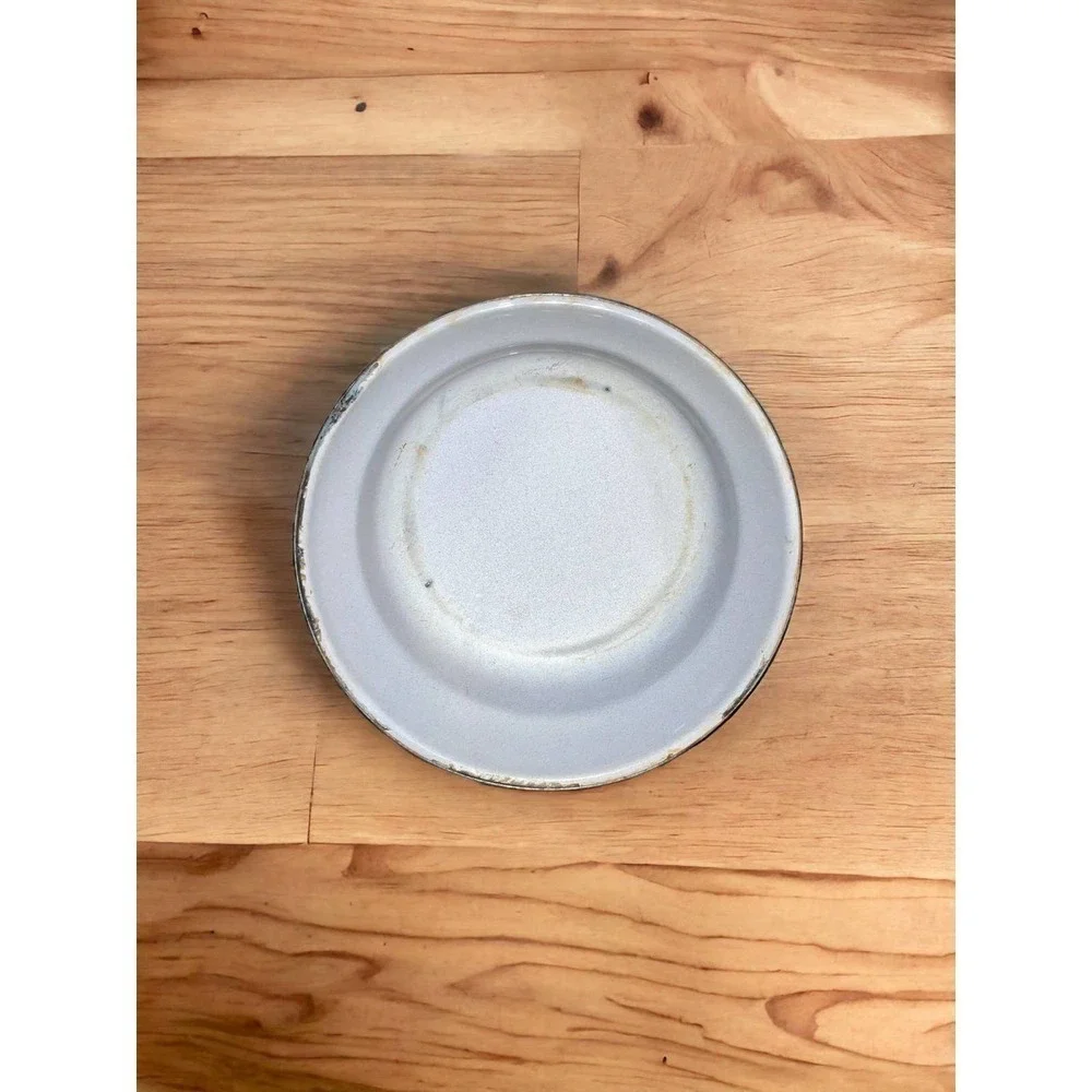 Vintage Enamel Saucer